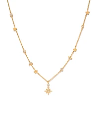 Girls Crew Gold-Plated Crystal Starbeam Necklace