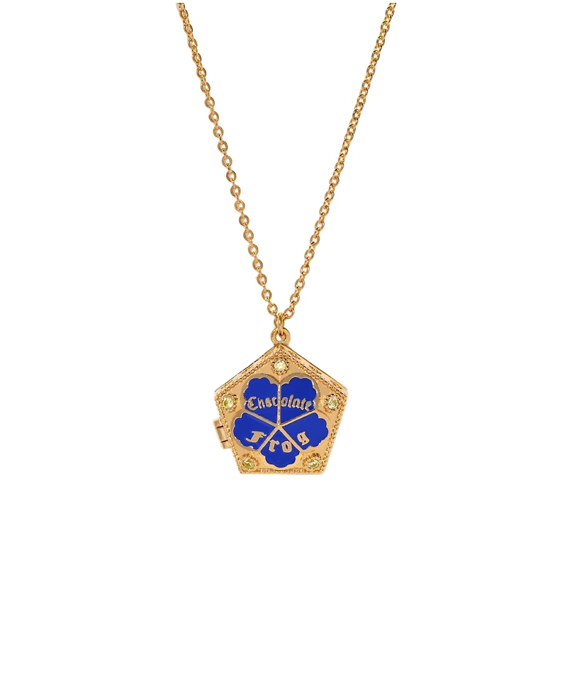 Girls Crew Crystal Harry Potter Chocolate Frog Locket Necklace