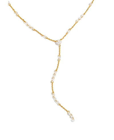 Girls Crew Crystal Dew You Y Drop Necklace