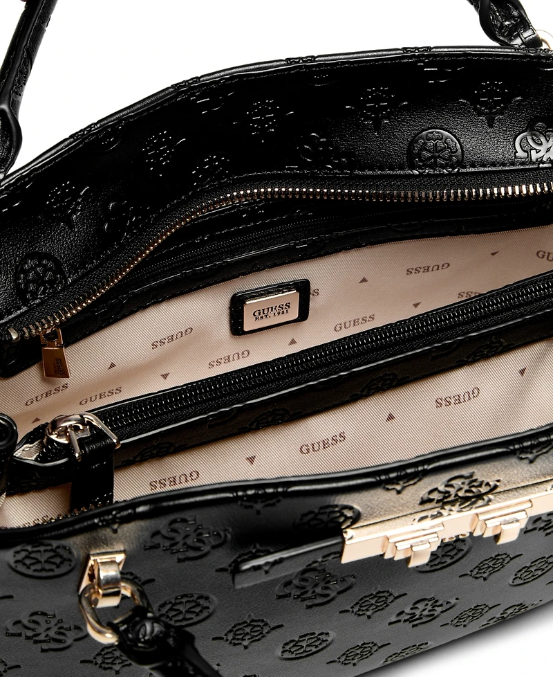 Guess Carmella Medium Satchel Handbag