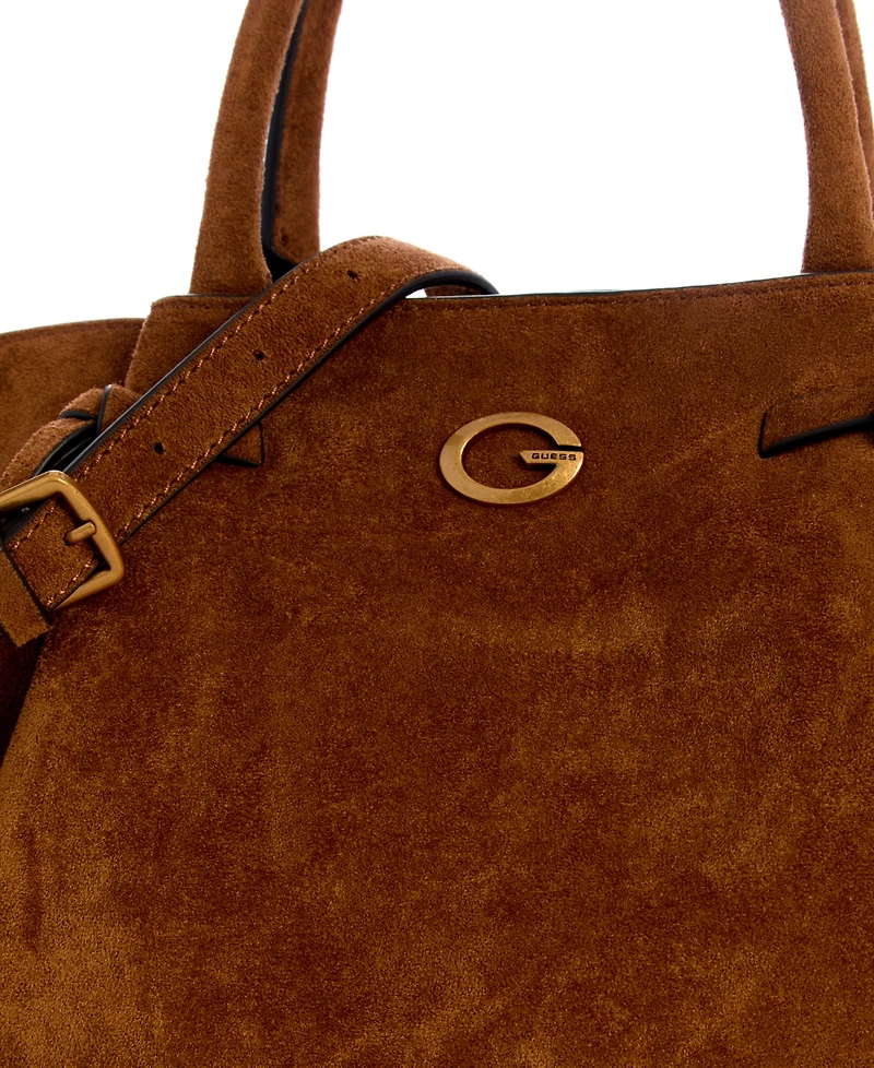 Guess Allegra Girlfriend Extra-Large Satchel Handbag