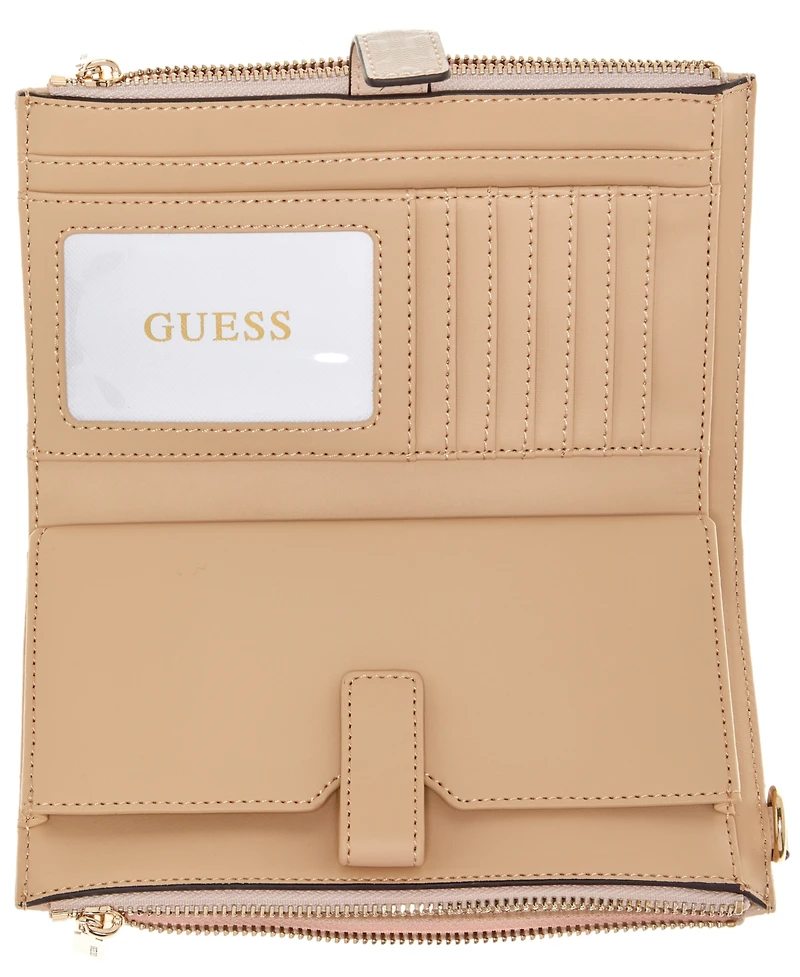 Guess Yvonne Logo Mini Organizer Wallet