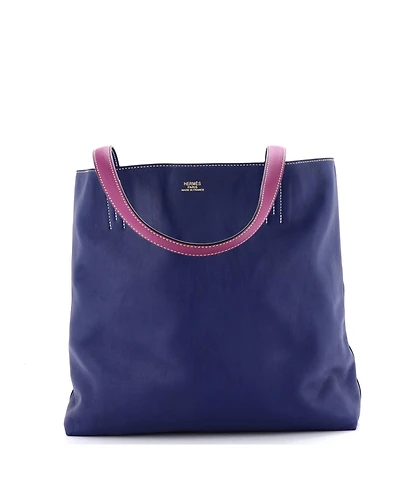 Pre-Owned HERMES 36 Double Sens Tote Swift
