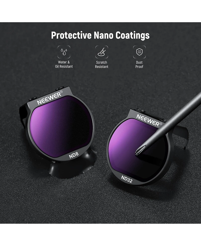 Neewer Fl-N32 Camera Lens Accessory with ND8, ND16, ND32 for Dji Neo