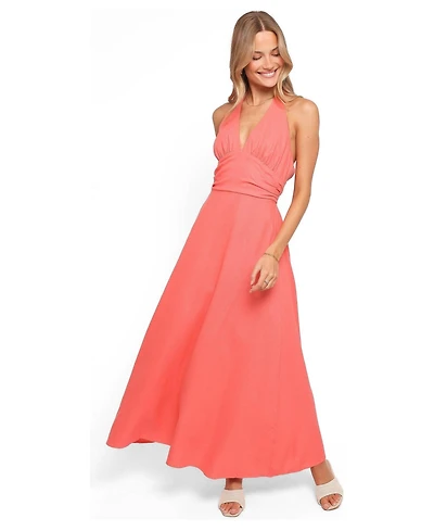 Petal and Pup Women's Marie Halterneck Maxi Dress