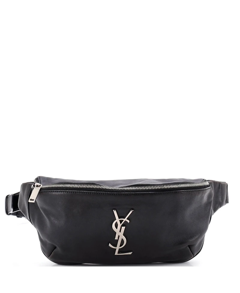 Pre-Owned Saint Laurent Classic Monogram Belt Bag Leather