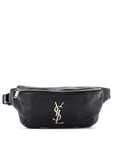Pre-Owned Saint Laurent Classic Monogram Belt Bag Leather