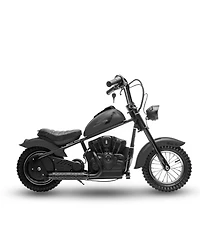 homfan 24V 250W Electric Dirt Bike for Kids, 2-Speed Ride On Motorcycle, Up to 14 Mph, Leather Seat, Rear Brake, For Ages 8-12