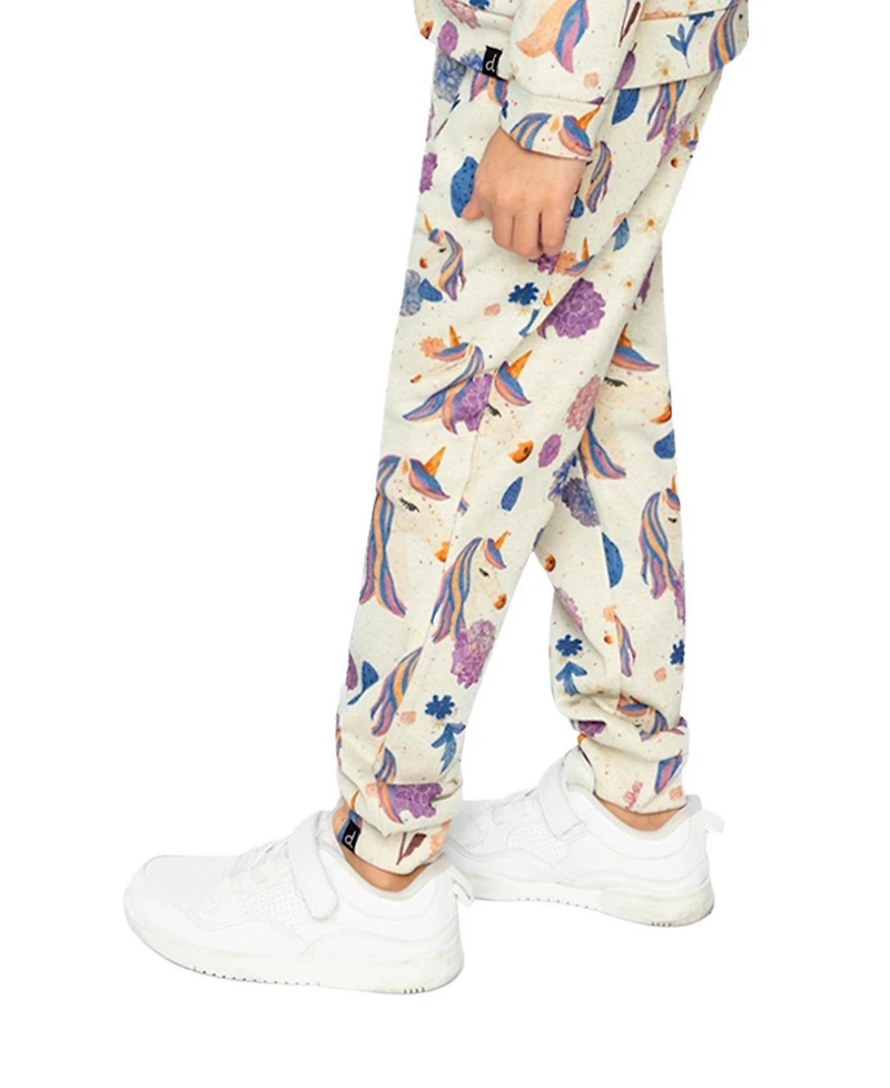 Deux par Kids & Baby Toddler Girl 2T-5T Sweatpants Unicorn Print