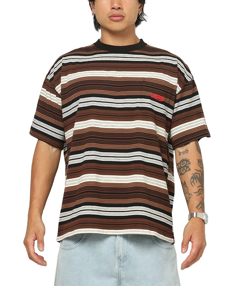Carre Men's Striped Pocket T-Shirt