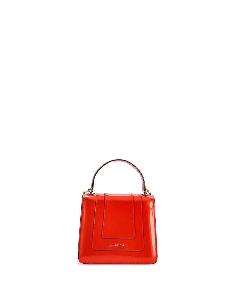 Pre-Owned Bvlgari Small Serpenti Top Handle Bag Patent