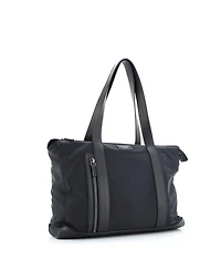 Pre-Owned Bvlgari Medium Fragment Zip Tote Nylon with Leather