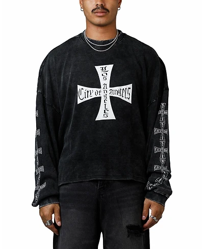 mnml Men's Washed Chopper Thermal Long Sleeve T-Shirt