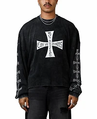 mnml Men's Washed Chopper Thermal Long Sleeve T-Shirt