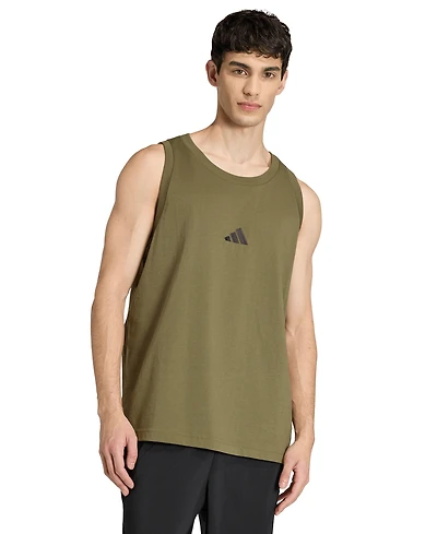 adidas Men's Small Logo Regular-Fit Tank Top