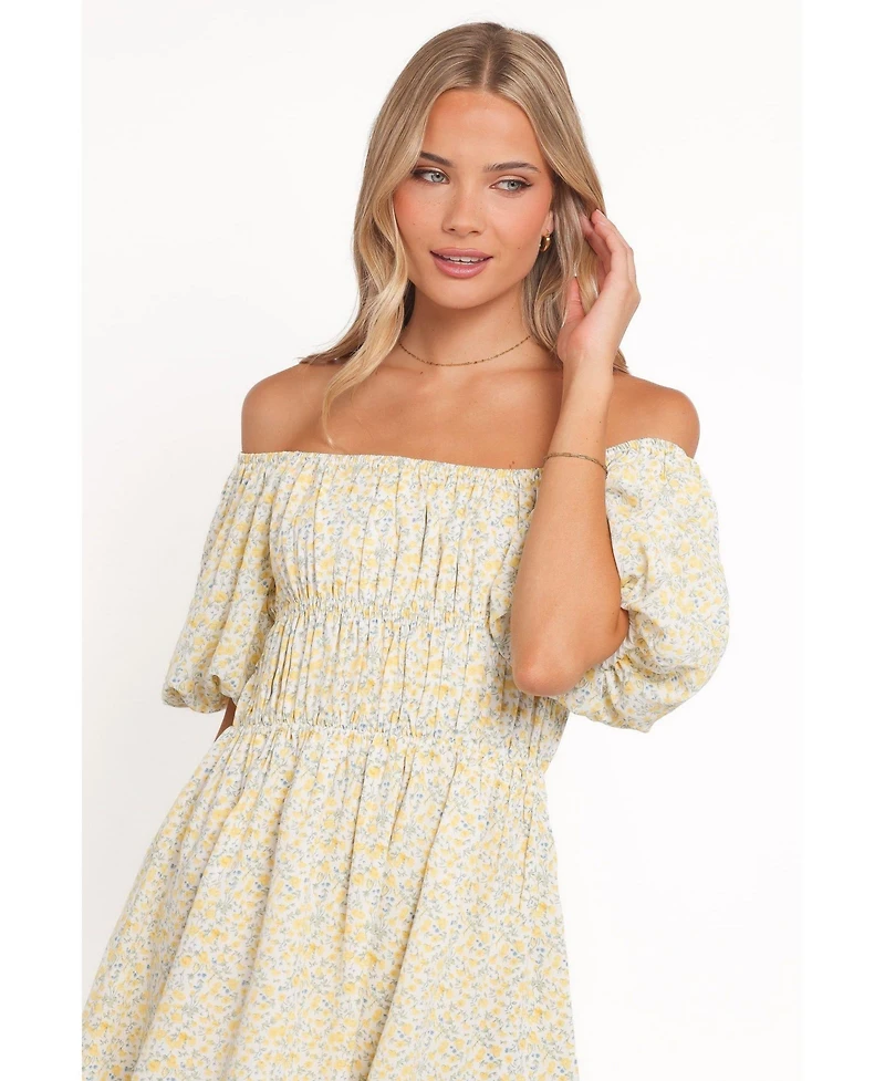 Petal and Pup Women's Tori Off Shoulder Mini Dress