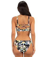 Hurley Women's Over-The-Shoulder Straps Bikini Top