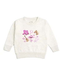 Sweet Wink Girls' (5-8) Western Girlie Sweatshirt