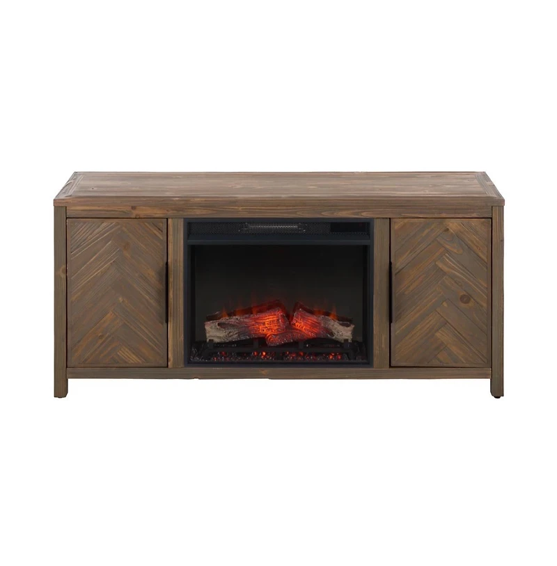 Augusta Home Jerah 2 Cabinet Fir Fireplace