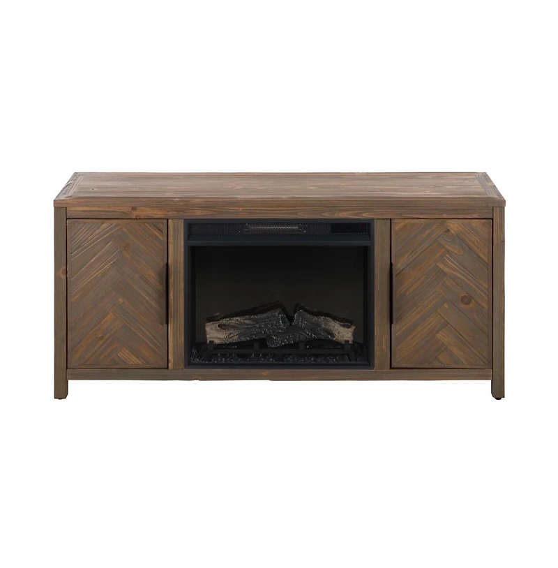 Augusta Home Jerah 2 Cabinet Fir Fireplace