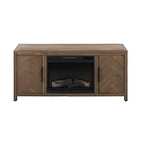 Augusta Home Jerah 2 Cabinet Fir Fireplace