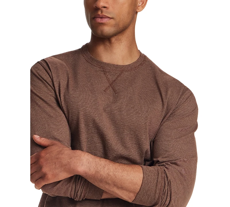 Weatherproof Vintage Mens' Microstripe Jersey Crewneck Shirt
