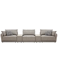 Evandro 5-Piece Sofa Set (Laf Chair, Raf Armless Chair & 2 Console), Macy's Exclusive