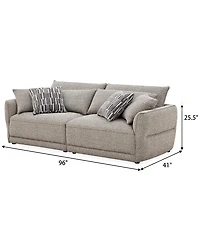 Evandro 2-Piece Fabric Sofa Set (Laf Chair, Raf Chair), Macy's Exclusive