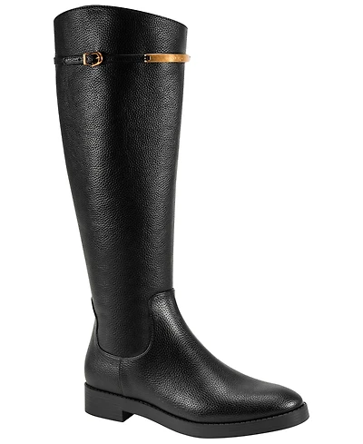 Donna Karan New York Women's Trina Block Heel Riding Boots