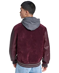 Champion Men's Varsity Faux Suede Leather Jacket