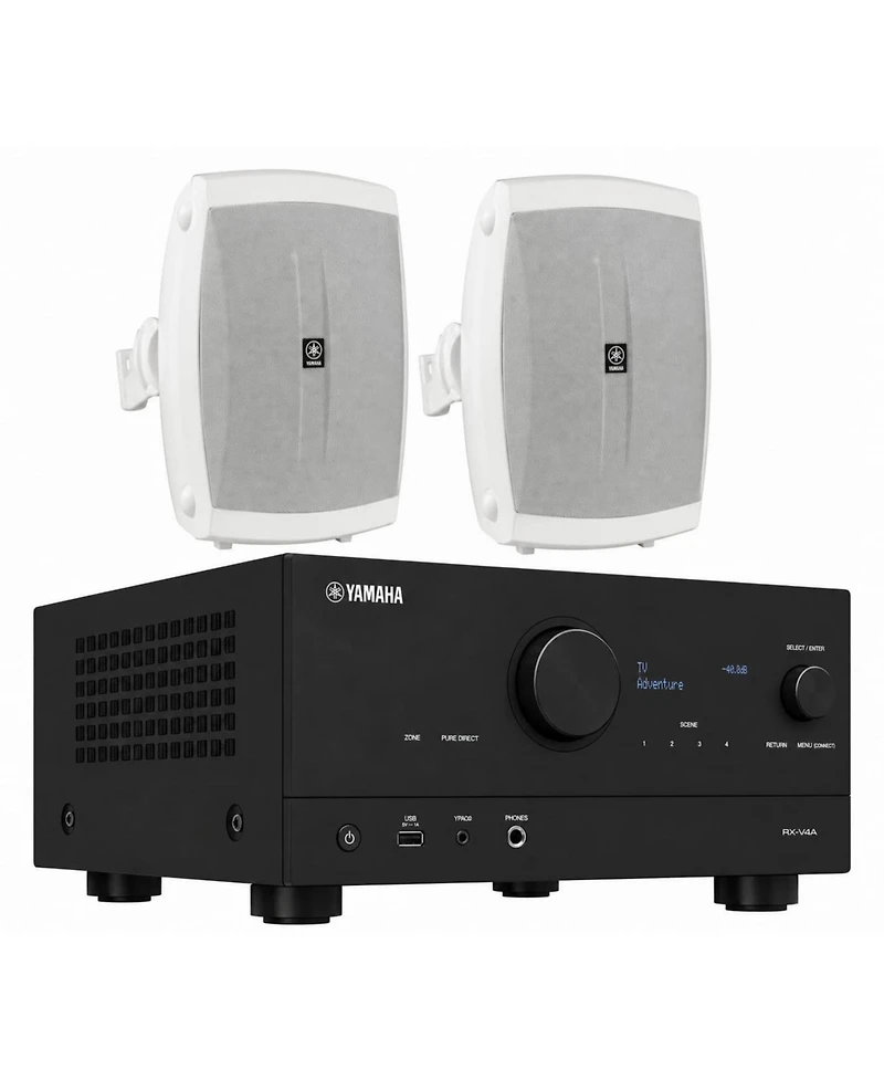 Yamaha Rx-V4A 5.2 Av Receiver with Ns-AW350W Speakers