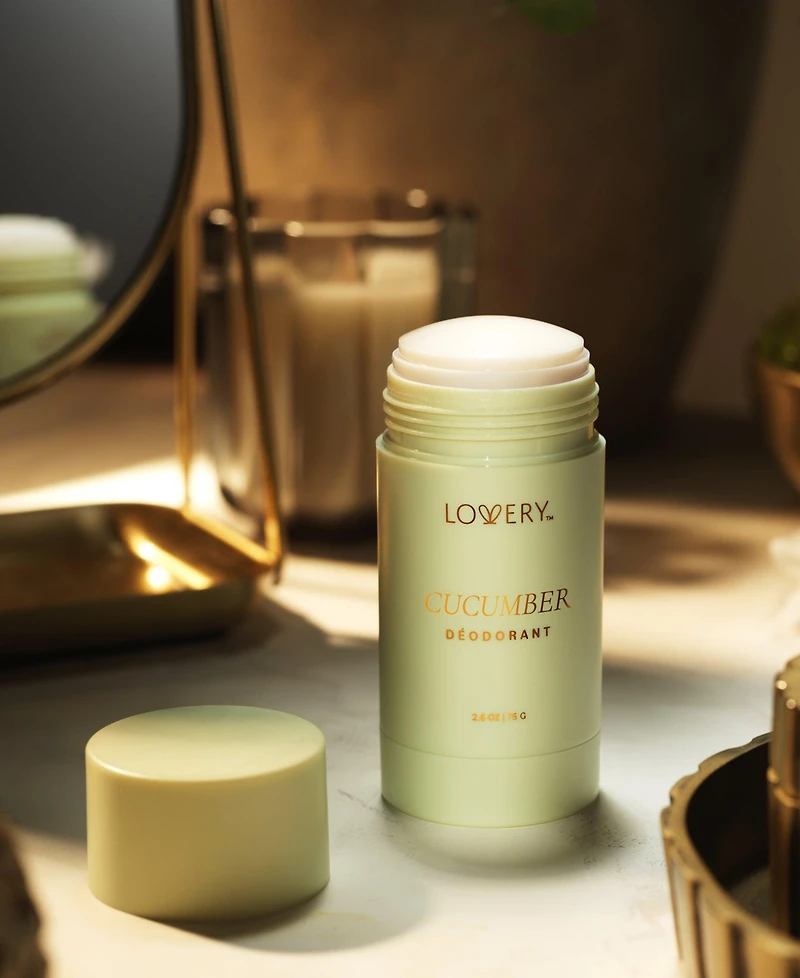 Lovery Cucumber Deodorant Aluminum Free Stick - 2.6oz 24 Hour Odor Control