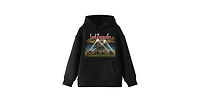Led Zeppelin Searchlight Poster Long Sleeve Youth Black Hooded Sweatshirt-xs