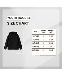 Harry Potter Boys Hogwarts Crest Youth Black Hooded Sweatshirt