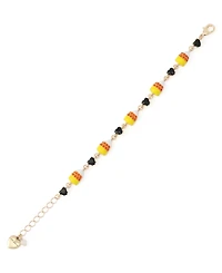 Betsey Johnson Faux-Stone Halloween Candy Corn Link Bracelet