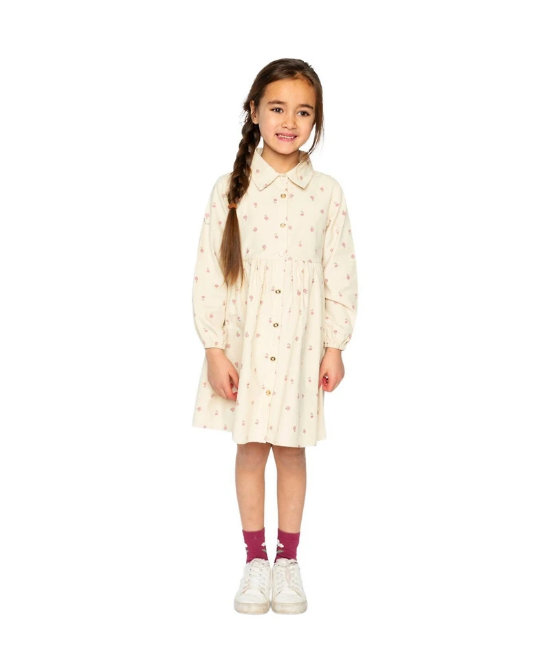 Deux par Little and Big Girl's (6-12) Corduroy Shirt Dress
