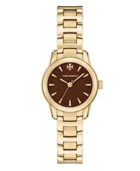 Tory Burch Women's Small Miller Gold-Tone Stainless Steel Watch 28mm