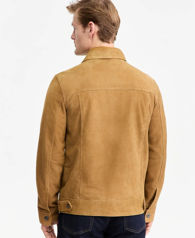 Ted by Baker Men's Suede Trucker Jacket