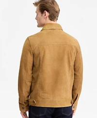 Ted by Baker Men's Suede Trucker Jacket