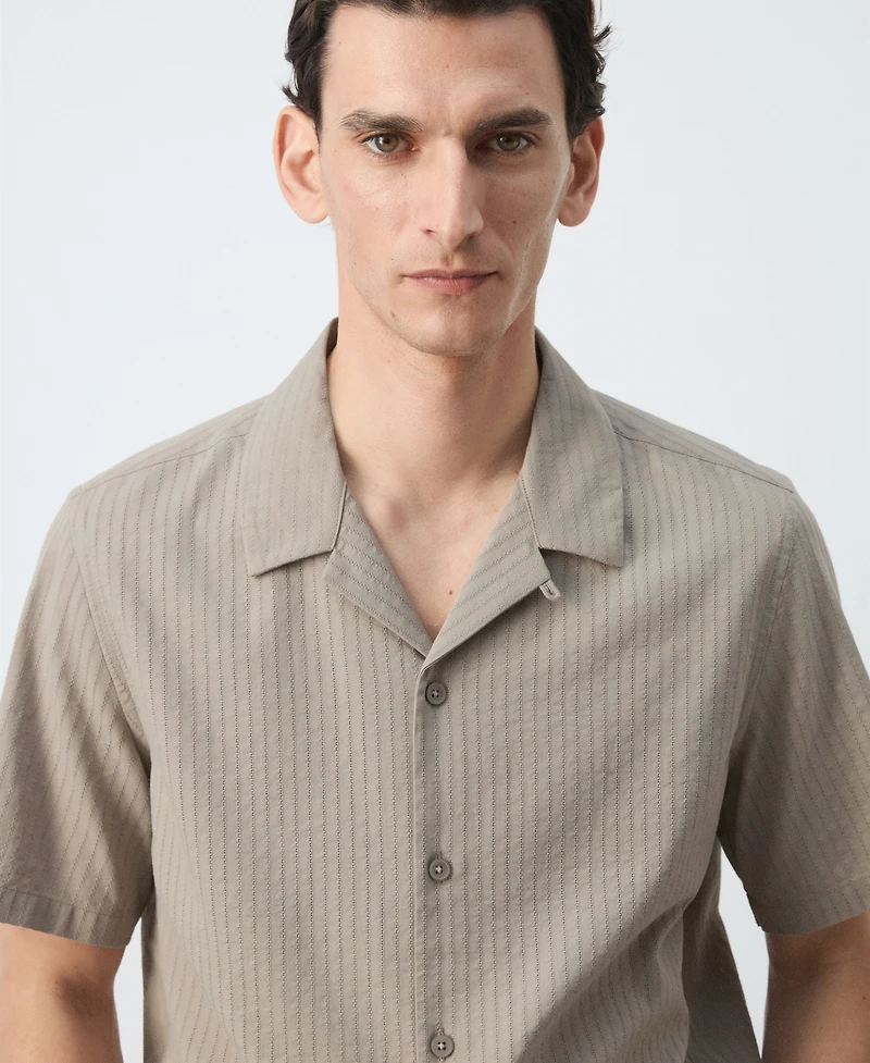 Mango Men's Regular-Fit Cotton Shirt