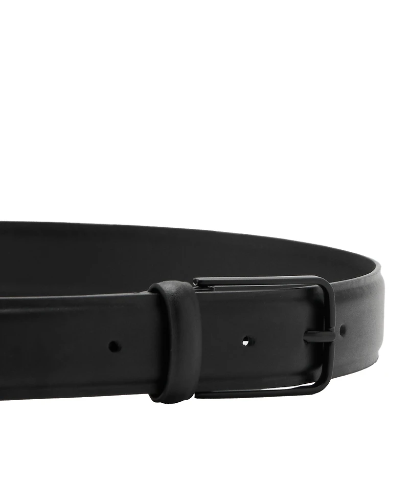 Mango Men's Buckle Leather Belt
