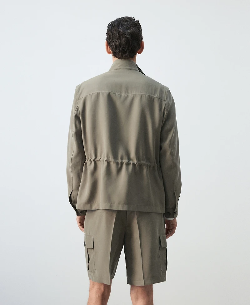 Mango Men's Modal Pockets Jacket