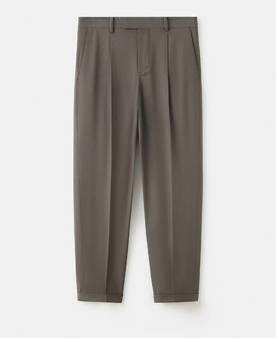 Mango Men's Boston Regular-Fit Suit Pants