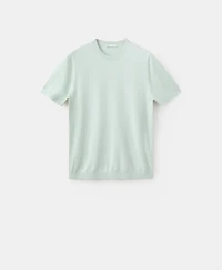 Mango Men's Cotton Fine-Knit T-Shirt