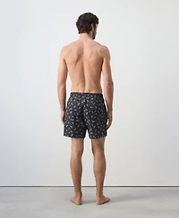 Mango Men's Printed Drawstring Swimsuit