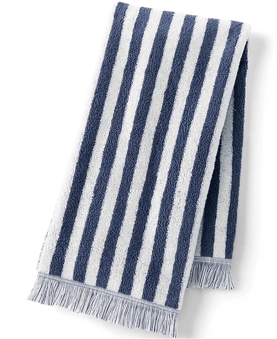 Lands' End Cotton Yarn-dyed Stripe Hand Towel