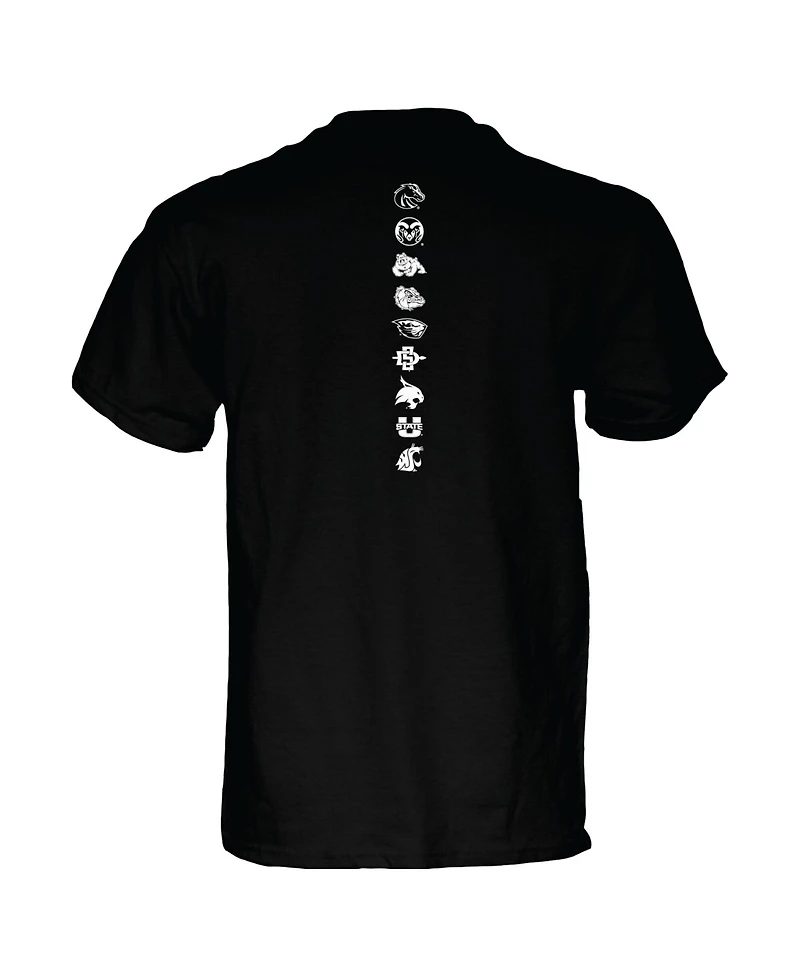 Blue 84 Men's and Women's Black Pac-12 Conference All-Team T-Shirt
