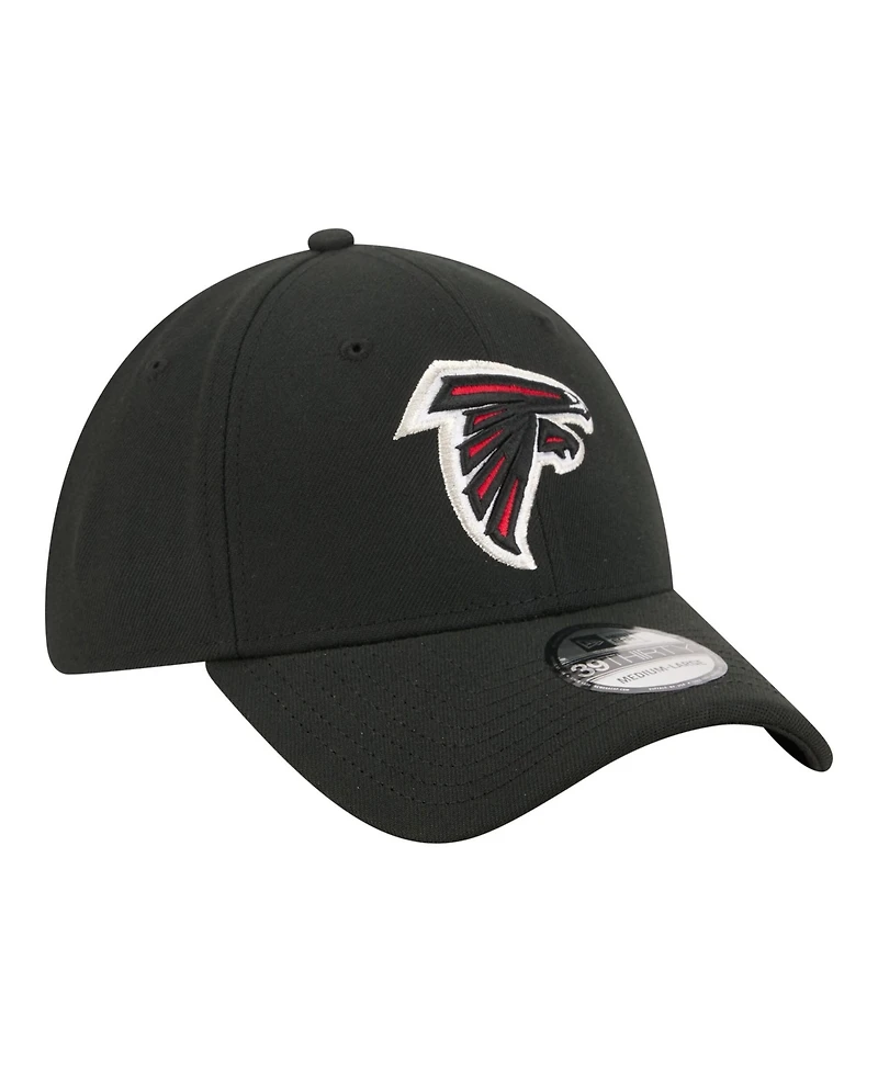 New Era Men's Black Atlanta Falcons Core Team 39THIRTY Flex Hat