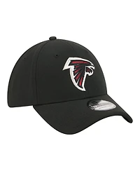 New Era Men's Black Atlanta Falcons Core Team 39THIRTY Flex Hat