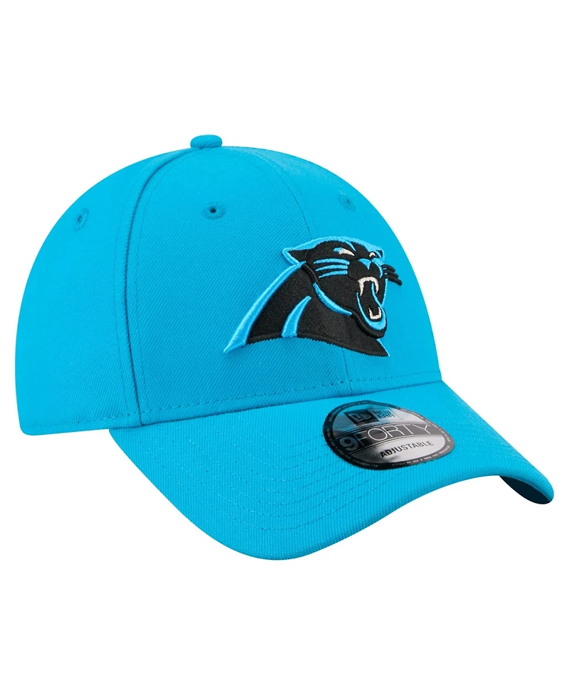 New Era Men's Blue Carolina Panthers Core Team 9FORTY Adjustable Hat
